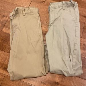 Boys khaki uniform pants